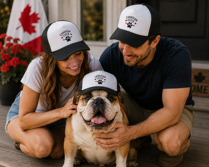 Trucker Hat — "Canadian Cutie" Paw Print Foam Trucker Hat