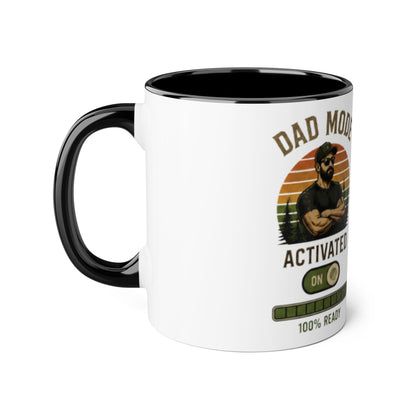 Dad Mode Activated Coffee Mug — Funny Fathers Day Gift, 11oz Accent Mug