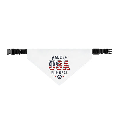 Made in USA Pet Bandana – Clip-On Patriotic Dog bandana