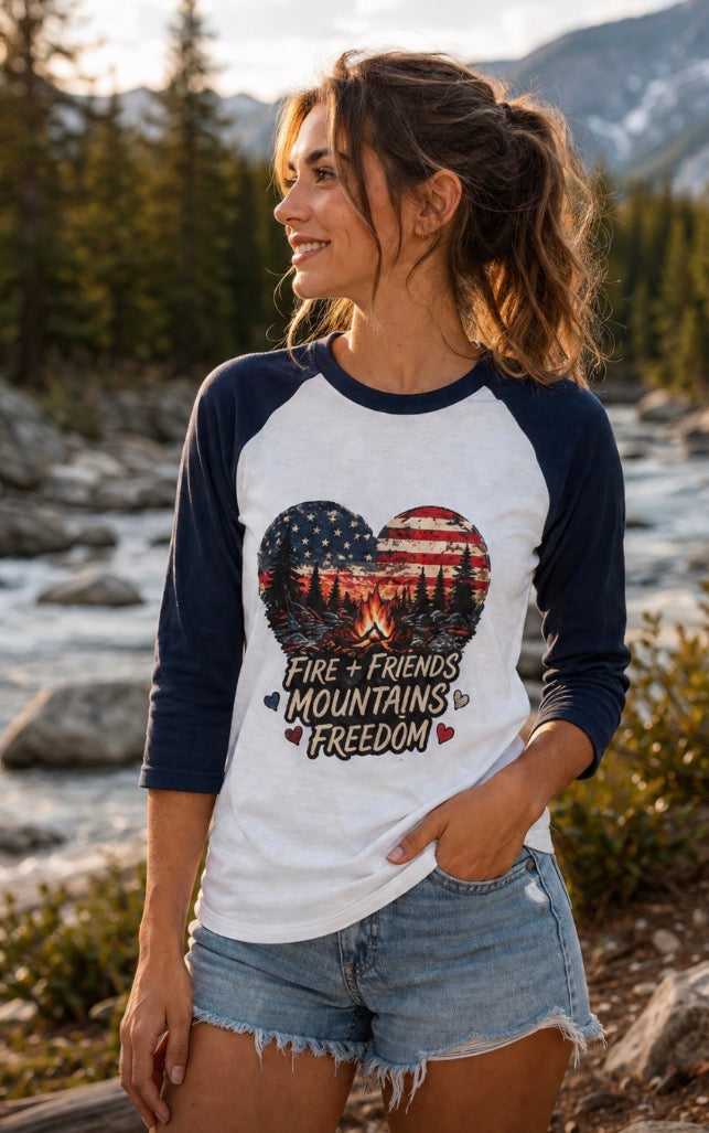 Fire and friends shirt