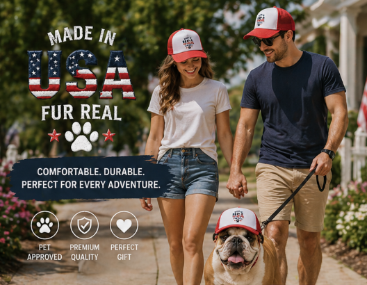 Dog Foam Trucker Hat- made in USA
