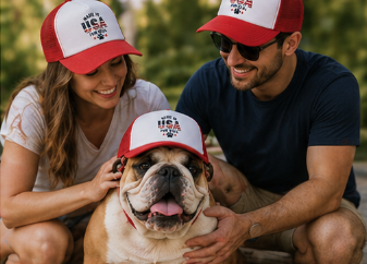 Dog Foam Trucker Hat- made in USA