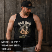 Dad Bod In Progress Tank Top — Funny Father’s Day Muscle Humor Tank