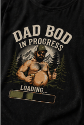 Dad Bod In Progress Tank Top — Funny Father’s Day Muscle Humor Tank